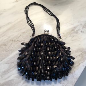 Beaded mini purse